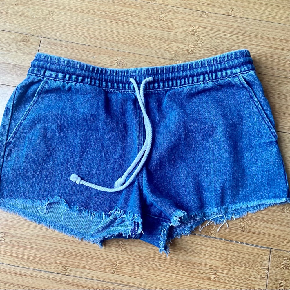 Aerie Elastic Drawstring Waist Shorts Size Small